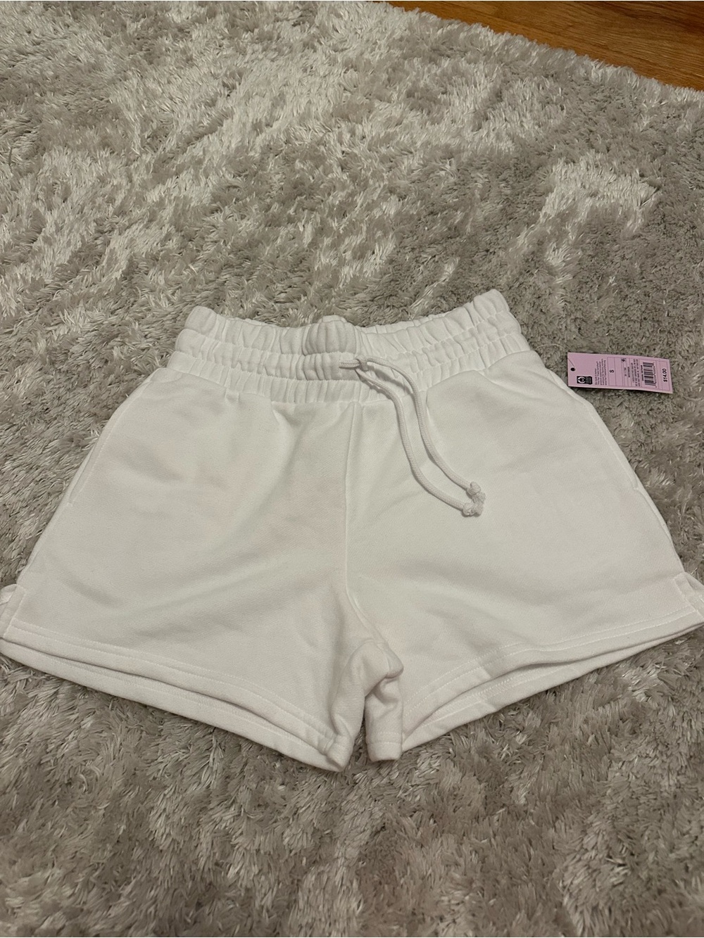 wild fable White Drawstring Athletic Shorts